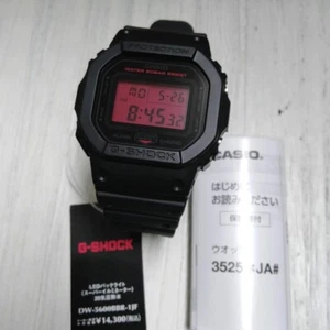CASIO G-SHOCK DW-5600BBR-1JF BLACK AND BOLD RED Dial Square Gift Men Resin Watch - Picture 1 of 6