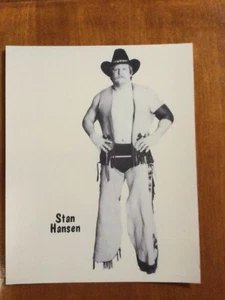 STAN HANSEN art print 8x10 photo wwe wcw wrestling ajpw Japan - Picture 1 of 1