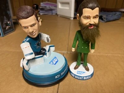 Martin Jones San Jose Sharks Hockey Bobblehead #31 And #88 Brent Burns - Image 1 of 4