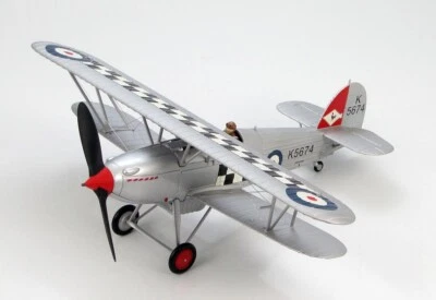 HOBBY MASTER Hawker Fury Mk I K5674 43 Sqn RAF 1930s 1/48 diecast plane aircraft - Image 1 of 4