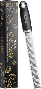 Grater, Lemon Zester Cheese Grater, Cheese Ginger, Garlic, Zester Grater (black) - Picture 1 of 7