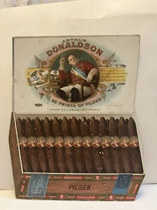 ARTHUR DONALDSON AS PRINCE OF PILSEN LITHOGRAPHED ADVERTISING CIGAR BOX POSTER - Picture 1 of 5
