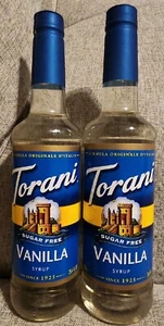 Vanilla Sugar Free Syrup (750 Ml each Bottle) Lot of 2 bottles - Picture 1 of 4