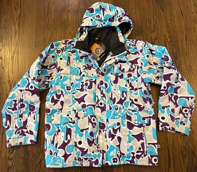 Chaqueta de snowboard Special Blend Cirrus 10k para hombre L grande vintage gráfica Foto 1 de 4