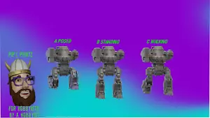 Urbanmech UM-60 LRM Alternate Mech Model For Battletech 6mm-10mm-15mm - Picture 1 of 1