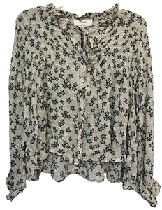 Temperley London Anthropologie Long Sleeve Blouse Women's Size 4 NWT - Picture 1 of 12