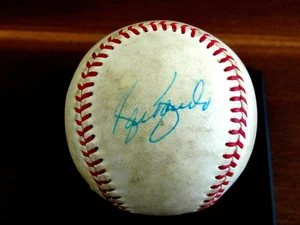 SAL BANDO 3 X WSC OAKLAND A'S BREWERS SIGNED AUTO MACPHAIL ERA GAME BASEBALL BAS - Picture 1 of 3