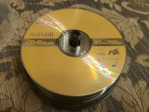 Maxell CD-R 80Min 700 MB Recordable 20 Pack - Picture 1 of 2