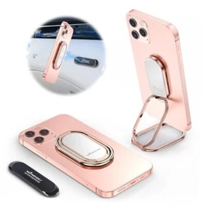 Phone Ring Holder Finger Kickstand Retractable 360°Rotation Ultra-Thin Cell - Picture 1 of 7