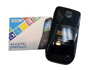 Alcatel OneTouch A392CC (Consumer Cellular) Black 3G Flip Phone - Picture 1 of 4