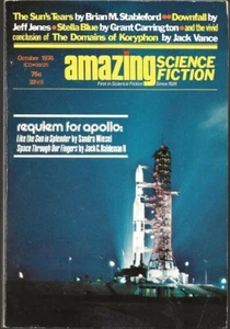 AMAZING SF STORIES October 1974. Ted White, Jack Vance, Jeff Jones, B Stableford - Picture 1 of 1