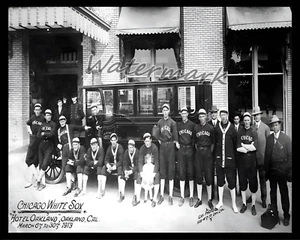 1913 Chicago White Sox Team Photo Black & White  8 X 10 Photo Picture - Picture 1 of 1