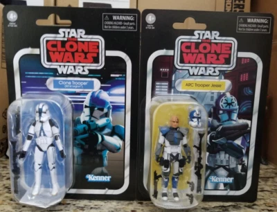 Hasbro Star Wars TVC Pacote Combinado de Colecionador Piloto Jesse e 501º ARC Trooper - Imagem 1 de 3