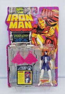 Marvel Comic Iron Man: Spider-woman Figure w/Psionic Web Hurling Toy Biz 1994