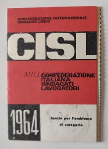 CISL - Tessera 1964 - Picture 1 of 3