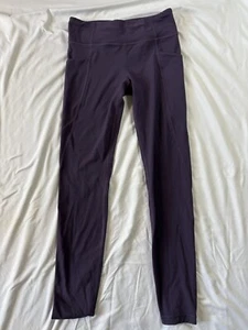 Athleta Girl High Rise Stash Your Treasures Tight Size L/12 Purple - Picture 1 of 5