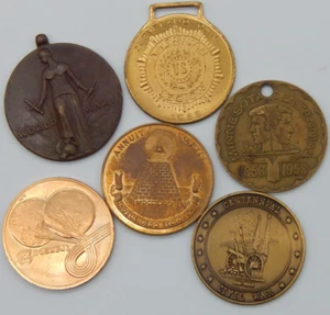 CENTAVO MN. GRAN SELLO LEGIÓN AMERICANA TRANSPORTE EXPO TOKEN Y MEDALLA DE LA SEGUNDA GUERRA MUNDIAL TO281 - Imagen 1 de 7