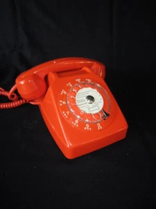 Téléphone cdt Paris Socotel S63 orange 1974 - Zdjęcie 1 z 13