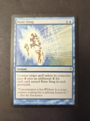 MTG Rune Snag Coldsnap 46/155 Regular Common LP Or Better - Image 1 of 2