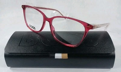 Nuevo Boss 1526 Anteojos Mujer Borgoña 53-15-140 Con Estuche Foto 1 de 4