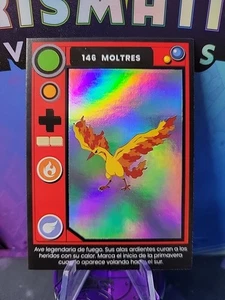 Tarjeta Pokémon Pokedex FH 3 2025 Kanto #146 Moltres Perú Lámina - Imagen 1 de 2