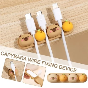 Silicone Cable Organizer Capybara Charging Cable Storage - Afbeelding 1 van 12