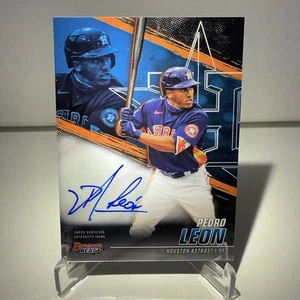 2021 Bowman's Best of 2021 Pedro Leon Autograph #B21-PL Houston Astros - Picture 1 of 2