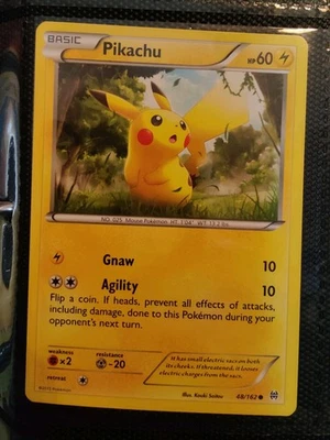 Pikachu 48/162 | BREAKthrough | Common | NM-Mint Common Card FREE SHIP - Image 1 of 3