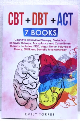 CBT + DBT + ACT: 7 книг когнитивно-поведенческая терапия от Torres - Изображение 1 из 4