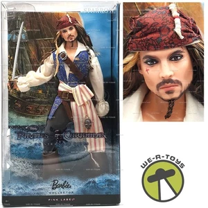 Barbie Fluch der Karibik On Stranger Tides Captain Jack Sparrow Puppe - Bild 1 von 10