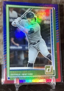 Holograma Panini Donruss Aaron Judge 2025 rojo y azul #50 New York Yankees - Imagen 1 de 2