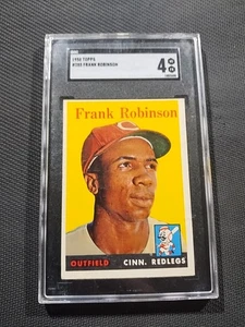 1958 Topps #285 Frank Robinson Cincinnati Reds HOF⚾⚾💥 SGC 4 VG-EX - Picture 1 of 2
