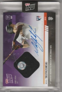 2019 Topps Now Auto Relic 854A Mike Yastrzemski San Francisco Giants 1/25 - Picture 1 of 1