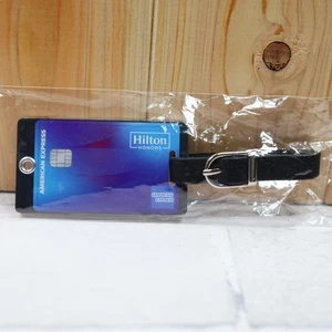 Nueva etiqueta con nombre de equipaje American Express Hilton Honors novedad - Imagen 1 de 12