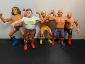 Konvolut 5 Vintage WWF Wrestling Figuren Andre The Giant, Hulk Hogan... - Bild 1 von 13