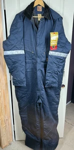 Mono aislante Berne para hombre 2XL alto azul 2XLT sarga reforzada pato nuevo - Imagen 1 de 19