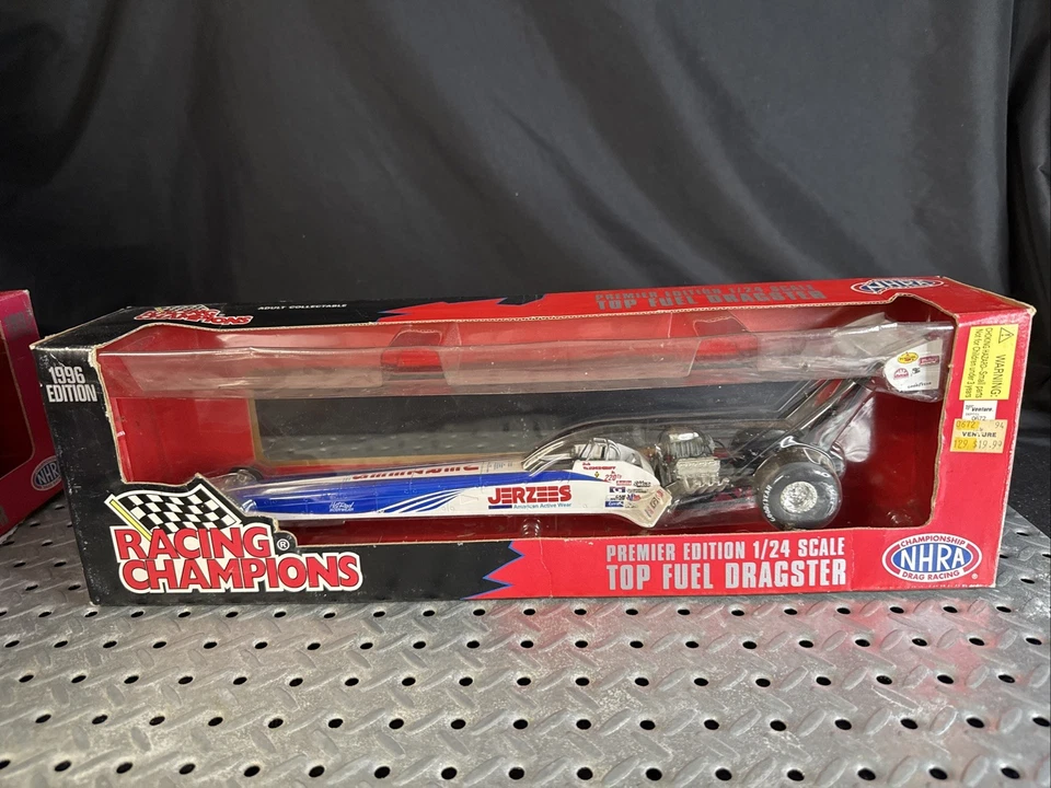 Racing Champions Jerzees Active Wear 1997 NHRA Top Fuel Dragster fundido a presión 1:24 Foto 1 de 4