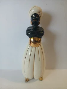 Vintage *REPARIERT* MCM Blackamoor Figur Sammlerstück 50er Jahre Nubische Haremstänzerin - Bild 1 von 8