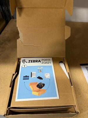 Zebra ZQ51-BUE0000-00 Portable Barcode Printer - Black - new in open box - Image 1 of 4