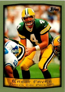 Brett Favre 1999 Topps Football Karte #250 Green Bay Packers NFL HOF - Bild 1 von 2
