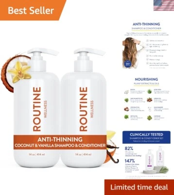 Moisturizing Biotin Shampoo and Conditioner Duo for All Hair Types - Color Safe - Image 1 of 4