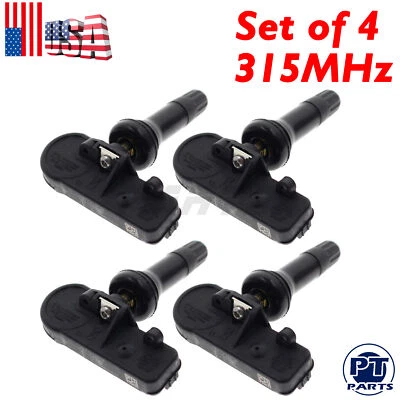 (4) NUEVOS sensores de monitoreo de presión de neumáticos TPMS para Chevy GMC 13586335/13598771 Foto 1 de 4