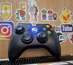 Xbox 360 Wireless Controller mit blauen LED's - Bild 1 von 3