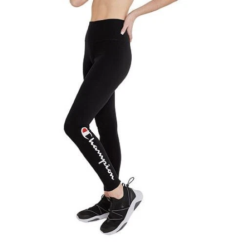 Champion Women's Black Authentic Leggings Pants Size XXL Yoga Tight Duo Dry