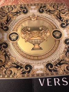Versace Prestige Bandeja Plato León Medusa Mesa de Cena Decoración Rosenthal Nuevo OFERTA - Imagen 1 de 15
