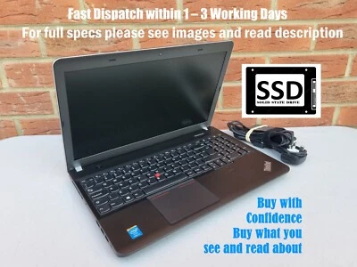 SuperFast Powerful Lenovo ThinkPad Edge E540 Core i5-4200 with 15.6” inch Full H - Image 1 of 4