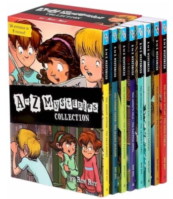 A to Z Mysteries Collection by Ron Roy New Boxed Set 8 Books/ 16 Mysteries - Image 1 of 4