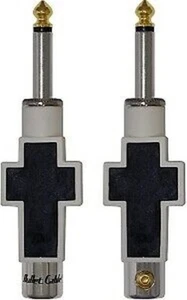 Bc-Ccws - Paar Von Steckverbinder Hochwertige Qualität Gerade - Kreuz Schwarz - Imagen 1 de 1