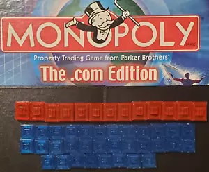 Replacement Offices Households Monopoly Game Pieces The.Com Edition 2000 - Picture 1 of 24