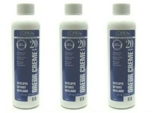 BL Loreal Oreor Creme 20 Volume Developer 8 oz - THREE PACK - Picture 1 of 1
